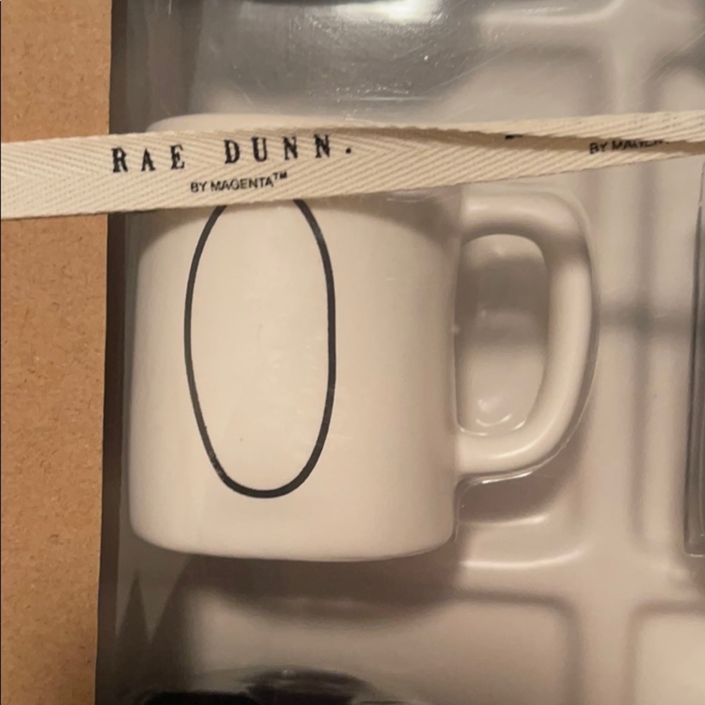Never open Rae Dunn Tic-Tac-Toe mini Mug game. - Picture 2 of 4